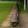 公園のベンチ