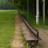 公園のベンチ