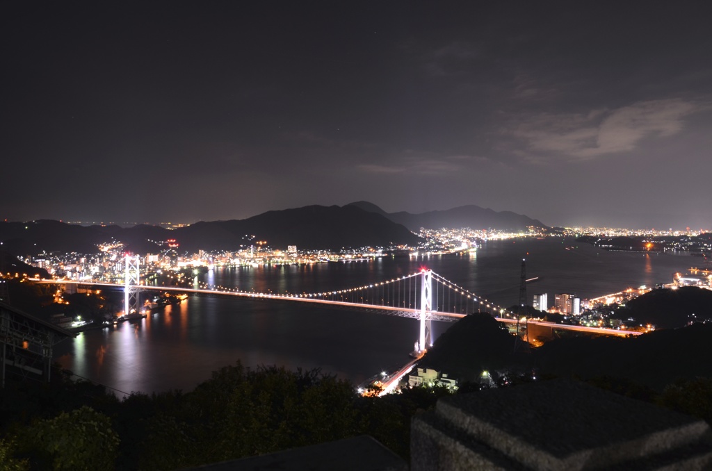 関門海峡の夜景
