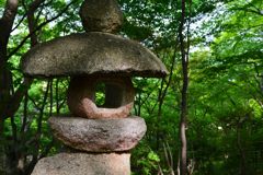 常寂光寺の石灯籠