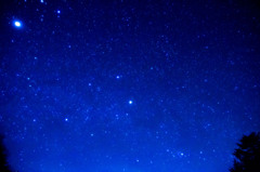 夏沢の夜空