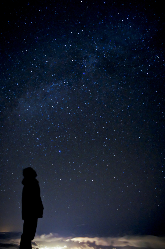 ハレアカラ山の星空