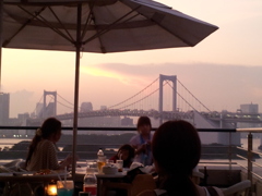 夕暮れレインボー