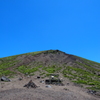 山頂に雲はなし