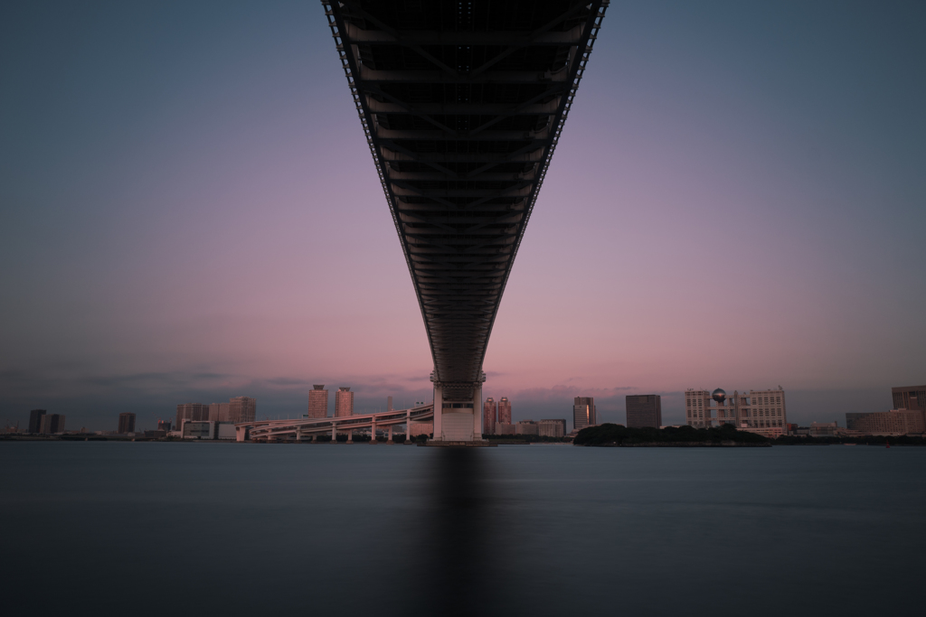 Rainbowbridge sunset