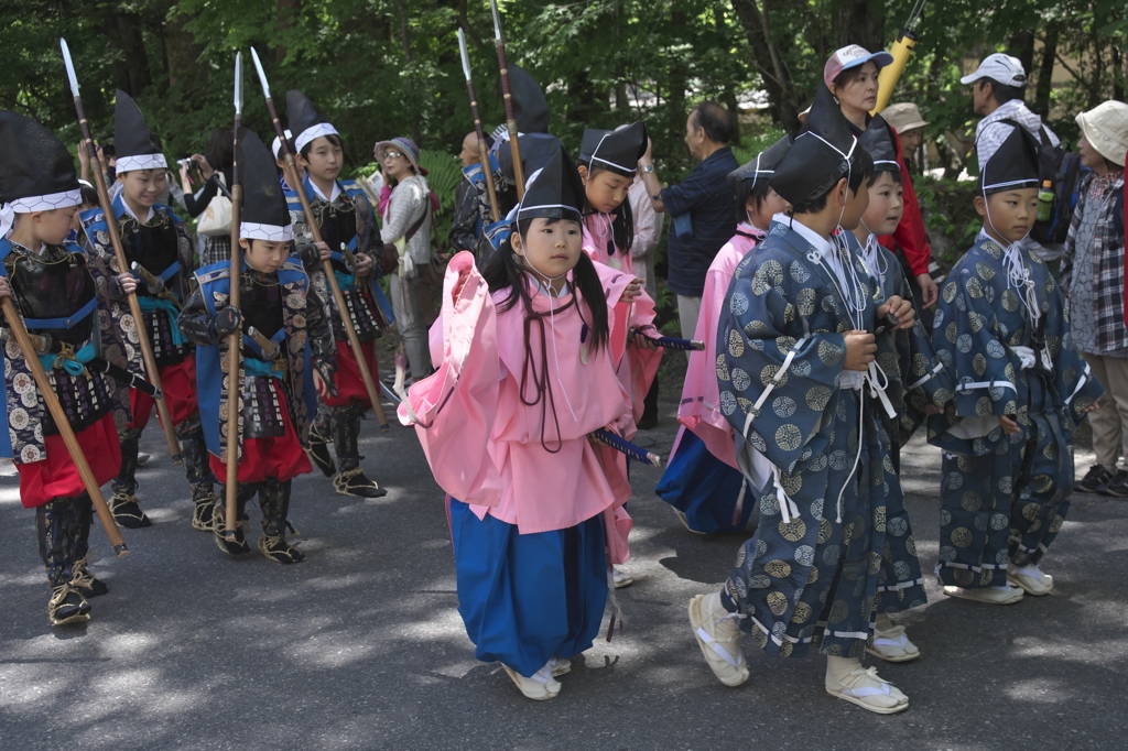 湯西川温泉平家祭り　七