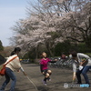 公園の縄跳び