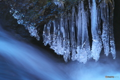 滝川渓谷の氷柱