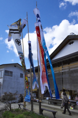 大内宿のこいのぼり