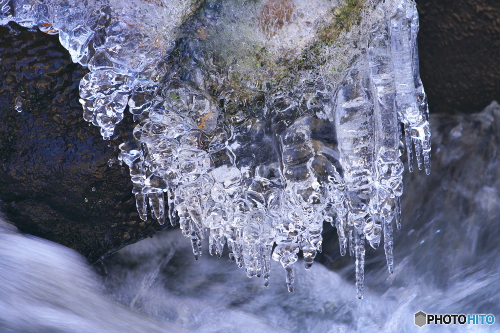 滝川渓谷の氷柱