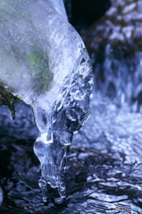 滝川渓谷の氷柱