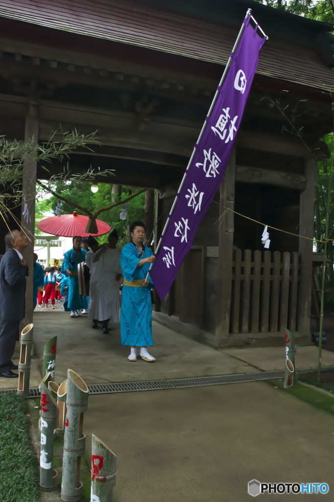 近津神社の中田植え　壱