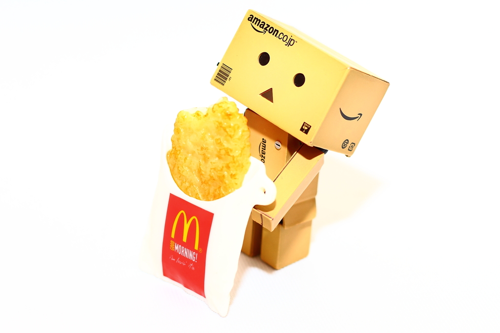 ハッシュドポテト食べるよ