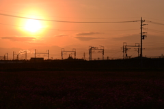 今日の夕暮れ