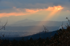 富士山からの夕焼け1