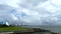 清掃工場と幕張のビル