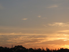 朝の空