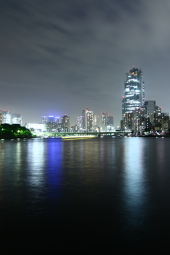 東京夜景～佃大橋から