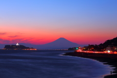 稲村ケ崎からの夕景