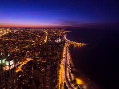 Night View from "360 CHICAGO" 3