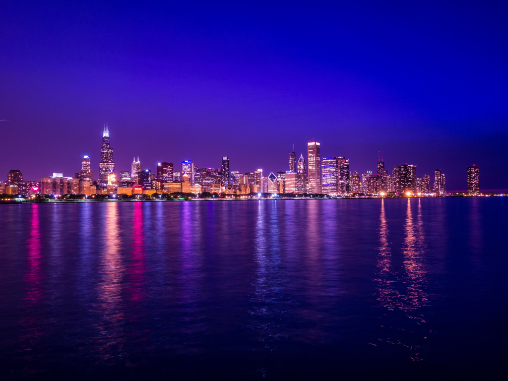 Night View of Chicago 3