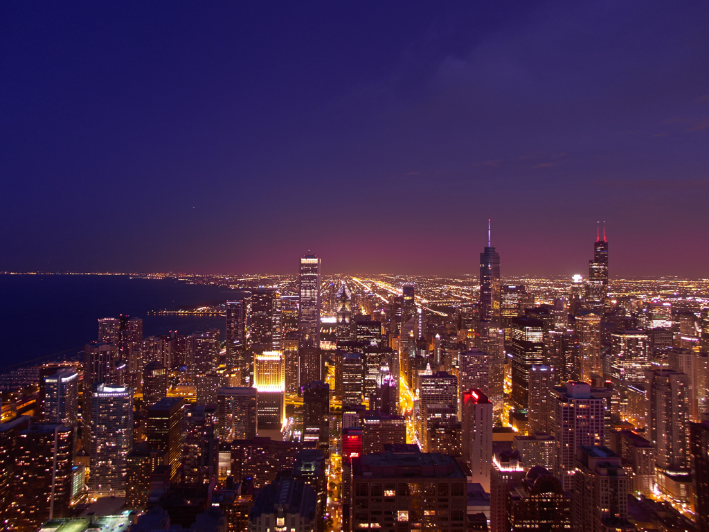 Night View from John Hancock Center