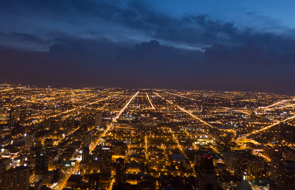 John Hancock Centerからの夜景