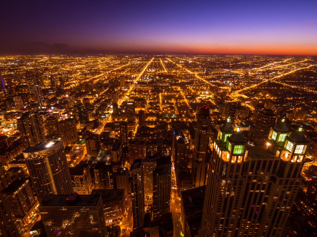 Night View from "360 CHICAGO" 2