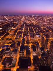 Night Veiw from Willis Tower