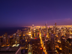Night View from "360 CHICAGO" 1