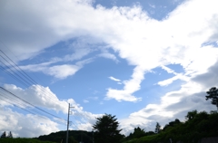 北軽井沢のパーキング付近から