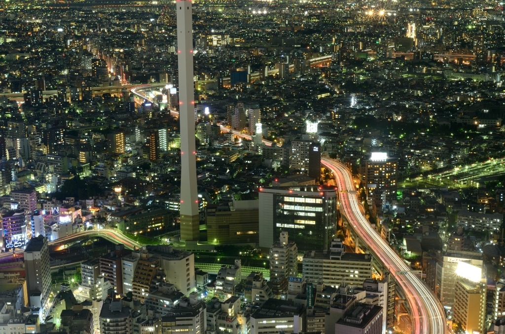 池袋サンシャイン60から見る北方面