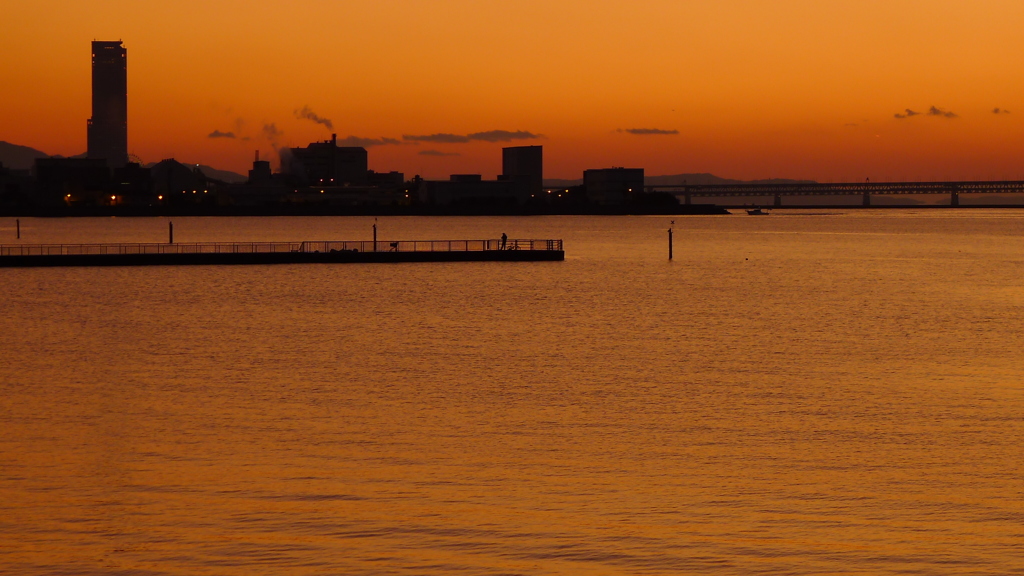 定点観測：夕日