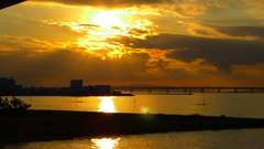 定点観測：夕日