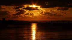 定点観測：夕日