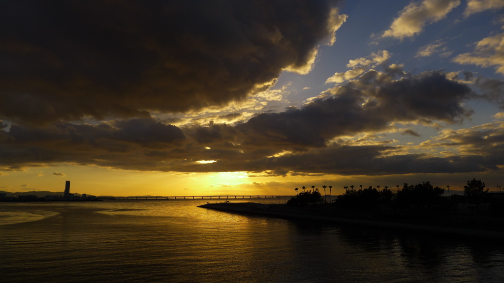 定点観測：夕日