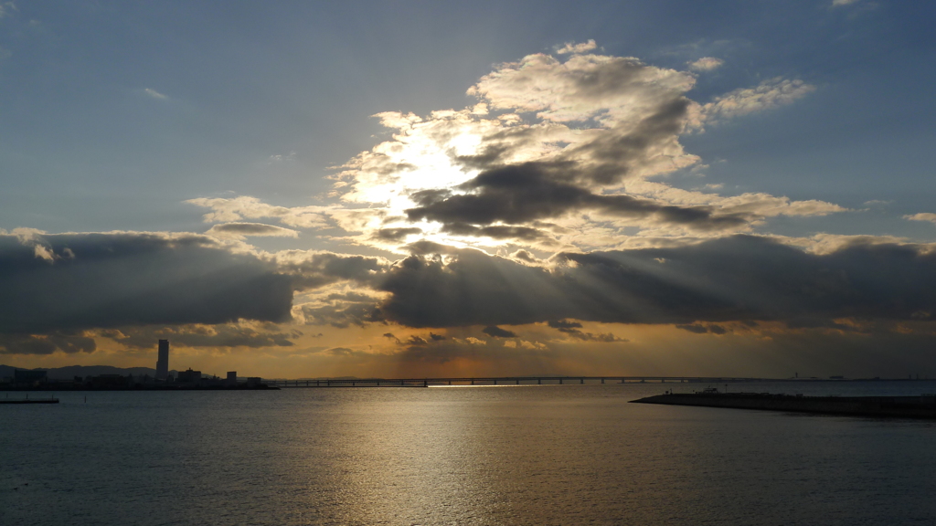 定点観測：夕日