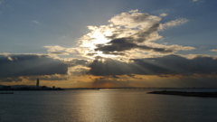 定点観測：夕日