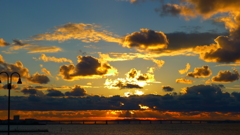 定点観測：夕日