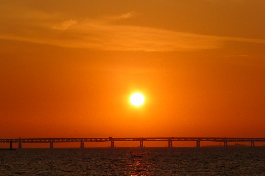 定点観測：夕日
