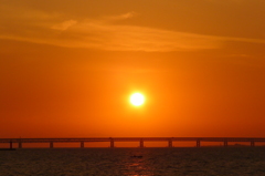 定点観測：夕日
