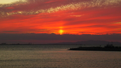 定点観測：夕日