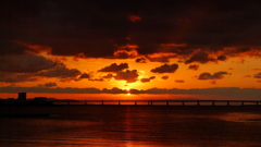 定点観測：夕日