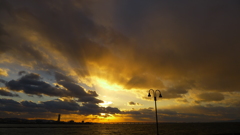 定点観測：夕日
