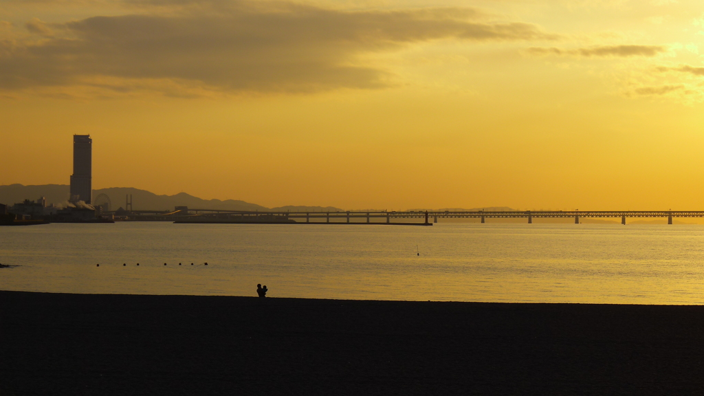 定点観測：夕日