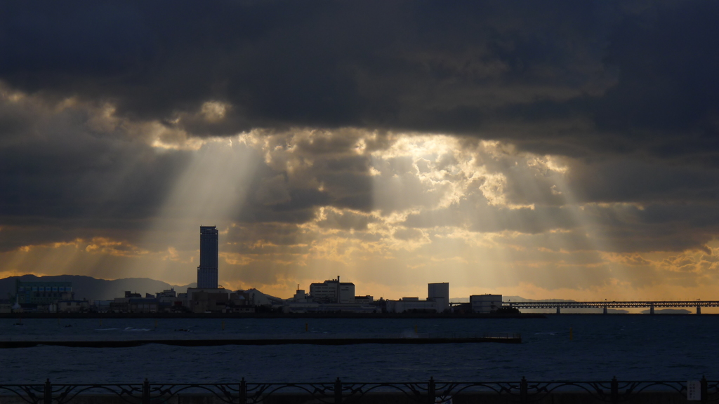 定点観測：夕日