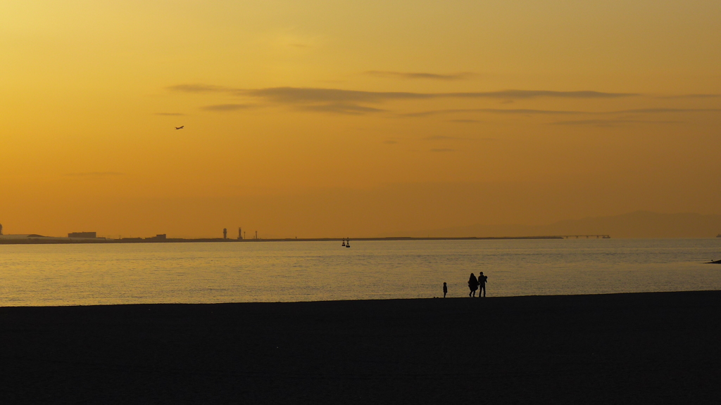 定点観測：夕日
