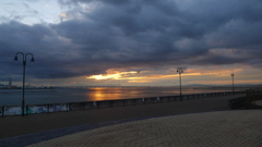 定点観測：夕日
