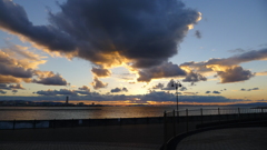 定点観測：夕日