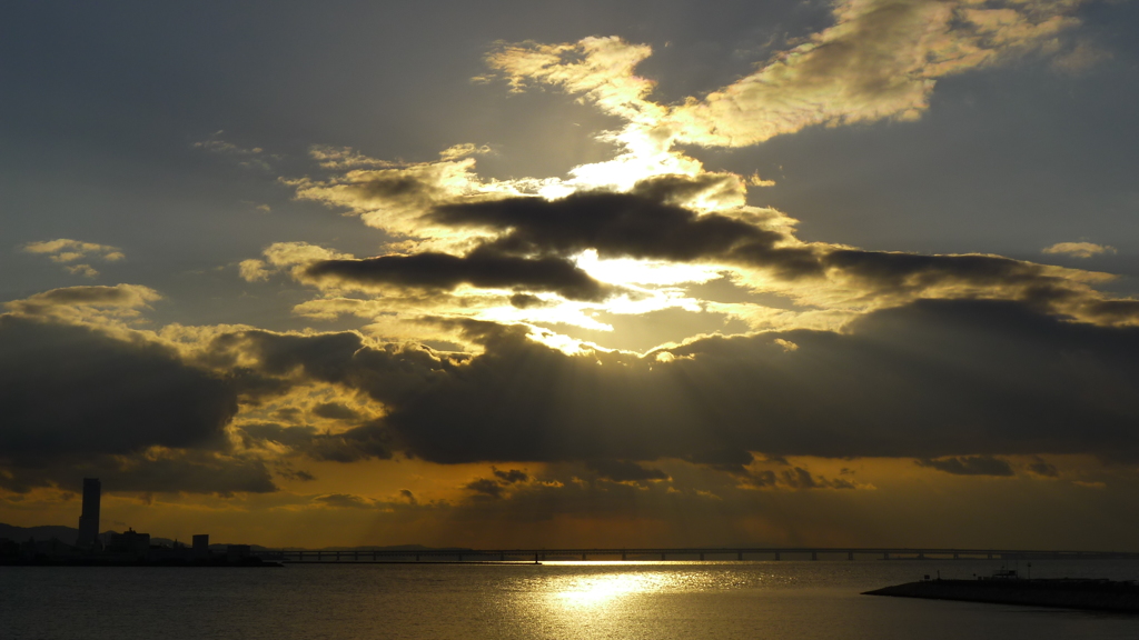 定点観測：夕日